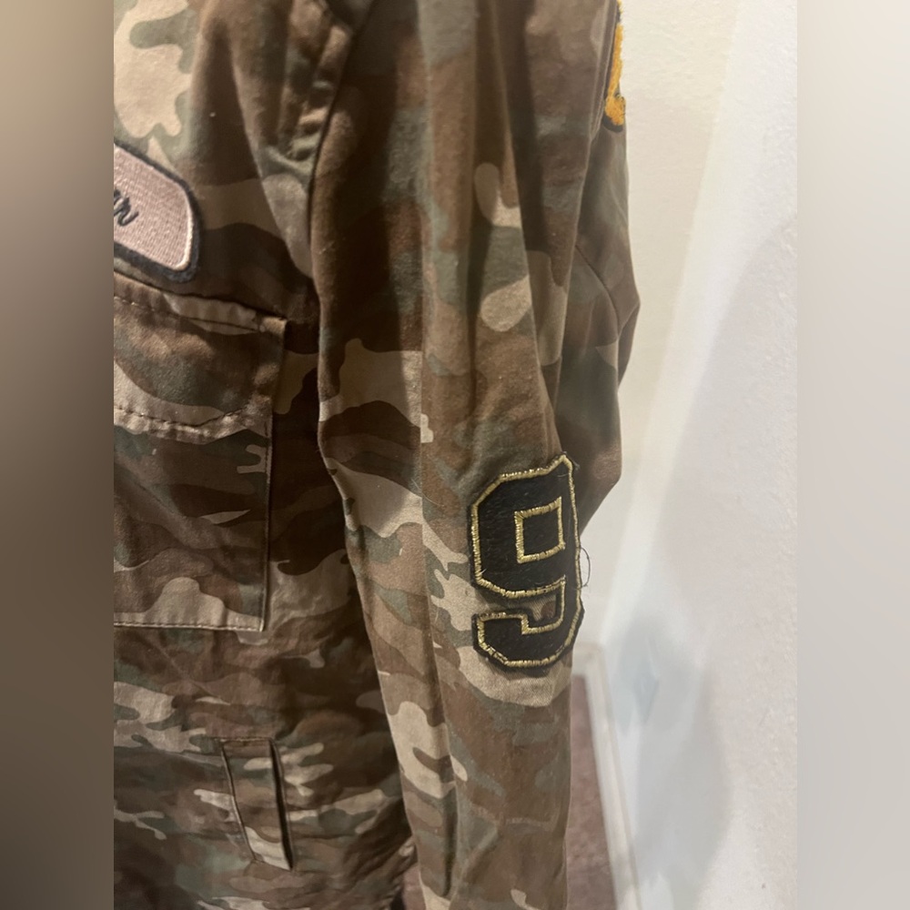Forever 21‎ Camo Shirt Long Sleeve button up jacket - Picture 4 of 5